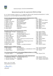 Kommunalwahl am 13.09.2026