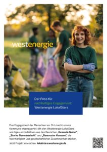 Jetzt mitmachen und gewinnen: Gemeinde Bippen und Westenergie suchen die LokalStars 2026