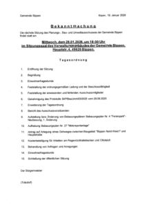 Planungs-, Bau- und Umweltausschuss