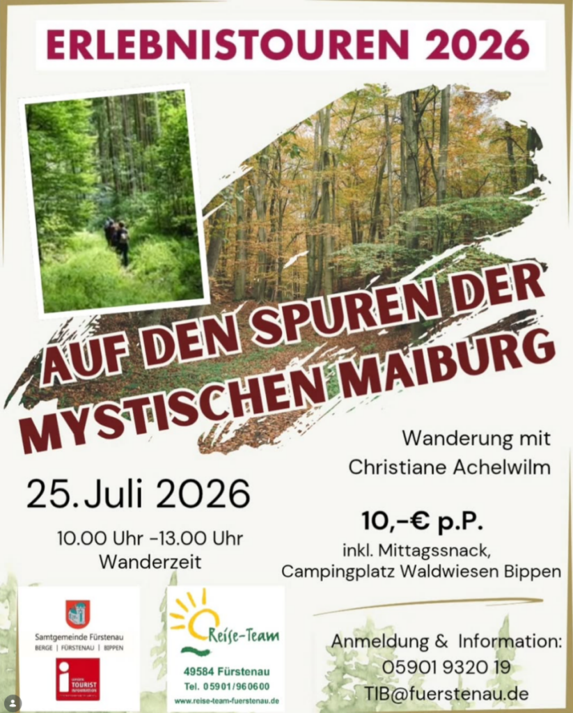 Wanderung in der Maiburg am Samstag, 25.07.2026